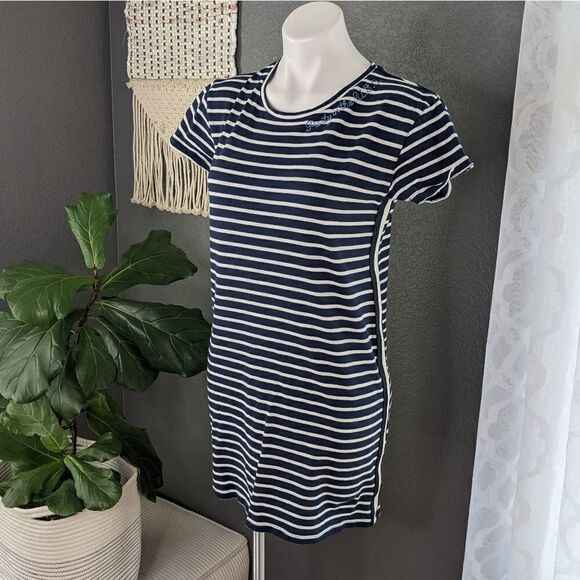 Junk Food "Party In The USA" Striped Shift Dress - Picture 2 of 10